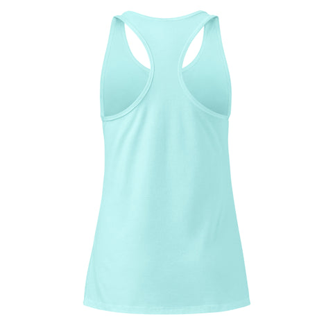 A Cancun women's racerback tank, showing the plain back.