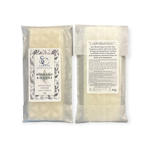 Wood Sage & Sea Salt Soy Wax Melt Snap Bar – 40g