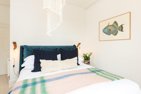 Wooden peg wall lights