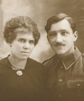World War I British Soldier and Wife Photo Postcard