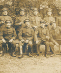 World War I British Soldiers Group Photo Postcard