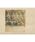 World War I British Soldiers Group Photo Postcard
