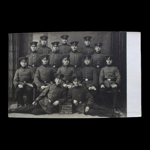 World War I Era 1914 German Soldiers Photo Postcard Army WW1 History