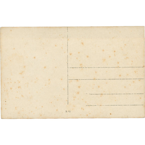 World War I French Officers Group Photo Postcard