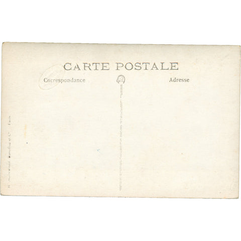 World War I French Soldier Studio Photo Postcard