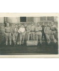 World War I French Soldiers at "La Piaule 29" Photo Postcard