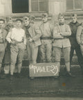 World War I French Soldiers at "La Piaule 29" Photo Postcard