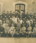 World War I French Soldiers Group Photo Postcard