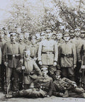 World War I Front Line Germany Soldiers Group Photo Army Guns History WW1 Era
