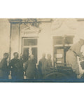 World War I Paul von Hindenburg German Officers Outside Headquarters Photo