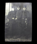 World War I Studio German Soldiers Military Antique Photo WW1 Postcard Army History