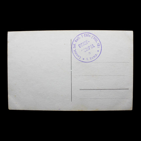 World War I The 1st Company of the Infantry Battalion I, located in Cologne Germany Army Soldier with Sword History Photo WW1 Era