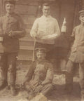 WW1 Postcard of German Soldiers Celebrating with Drinks