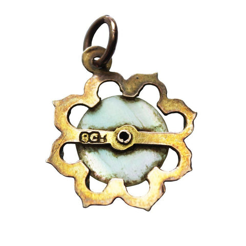 WW2 Gold 9 CT Swastika Pendant