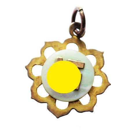 WW2 Gold 9 CT Swastika Pendant