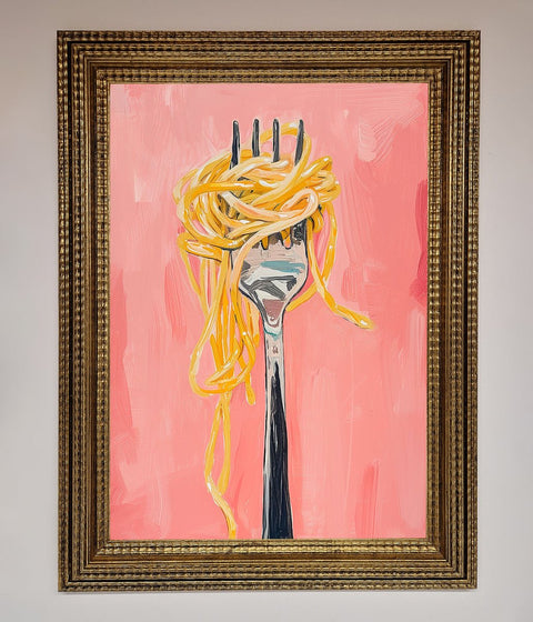Yes To Spaghetti Framed Print
