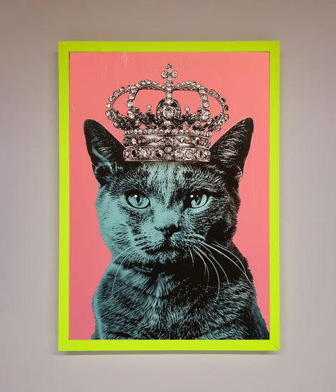 Your Majesty Cat Framed Print