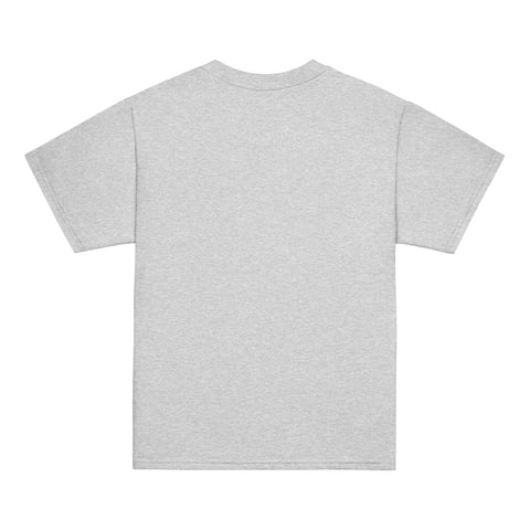 Product view of a Sport Grey One Cat Away youth classic tee, showing the plain back.