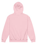 Light Pink youth hoodie with a plain unprinted back.