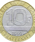 10 Francs 1990 France Coin