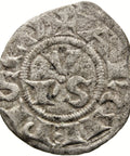 1232 - 1400 Denaro Archbishopric of Ravenna States Italy Coin Silver