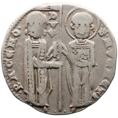 1253 - 1268 1 Grosso Venice Reniero Zeno Italy Coin Silver