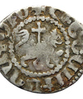 1307 – 1320 Cilician Armenia One Takvorin Oshin Silver Coin Sis Mint