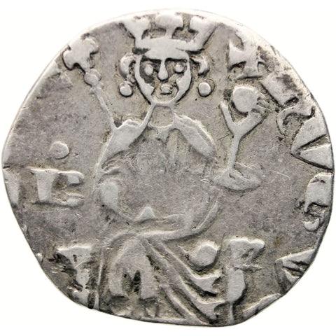 1324 - 1359 Kingdom of Cyprus 1 Gros Coin Crusader Hugh IV Silver