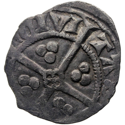 1377 - 1399 1 Penny Richard II Coin England Silver