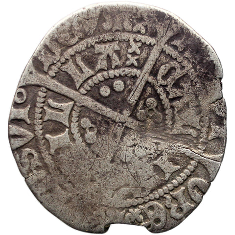 1422 - 1430 Henry VI Half Groat Calais Mint England Coin Silver