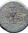 144 - 142 BC Ancient Greek Antiochus VI Dionysus Hellenistic Seleucid Kingdom AE Coin