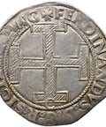 1472 - 1488 1 Coronato Naples Coin Italy Coin Ferdinando I Silver
