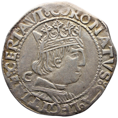 1472 - 1488 1 Coronato Naples Coin Italy Coin Ferdinando I Silver