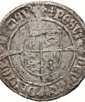 1504 - 1505 Henry VII Groat England Coin Silver Profile issue, Regular type, Cross - crosslet