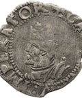 1546 1/2 Blanc France City Besancon Charles V Silver Coin Holy Roman Empire