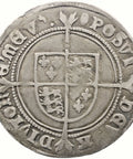 1551 – 1553 Edward VI Shilling England Coin, 3rd period, mm. Tun, Fine Silver Issue