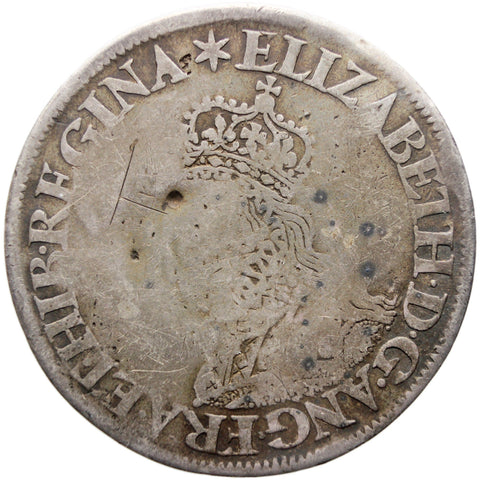 1560 - 1561 Shilling Elizabeth I England Coin Milled Issue Silver