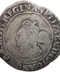 1561 Sixpence Elizabeth I Coin Silver England Pheon Mintmark 3rd issue