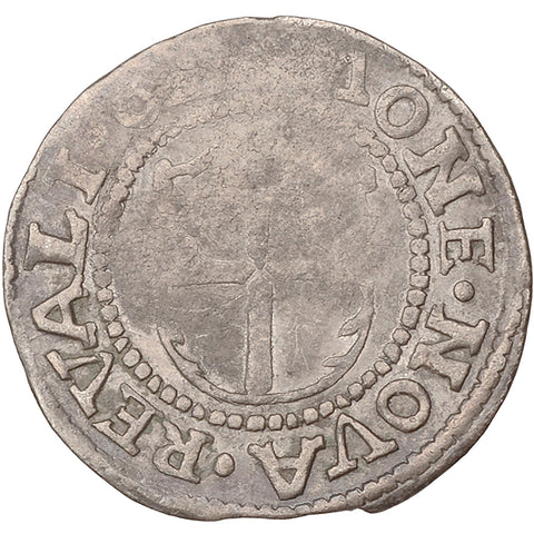 1562 1 Ferding City of Reval Swedish Estonia Coin Eric XIV Silver Type 1 without crown