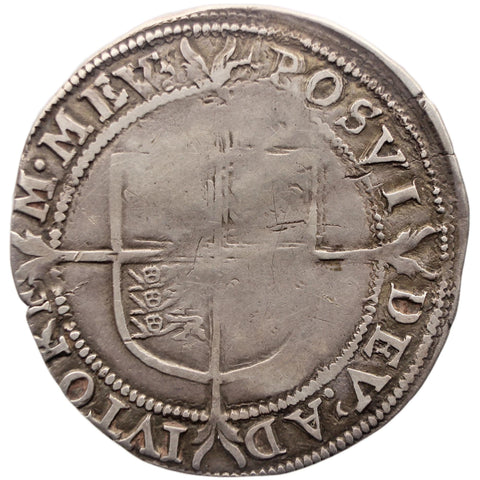 1582 Sixpence Elizabeth I Coin Silver England Sword Mintmark Sword 5th issue