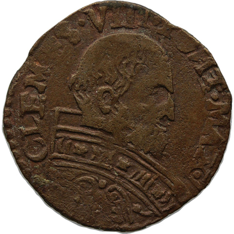 1592 - 1605 Sesino Bologna Papal States Coin Pope Clement VIII