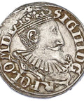 1597 3 Groschen Trojak Olkusz Mint Polish–Lithuanian Commonwealth Coin Sigismund III Vaza Silver