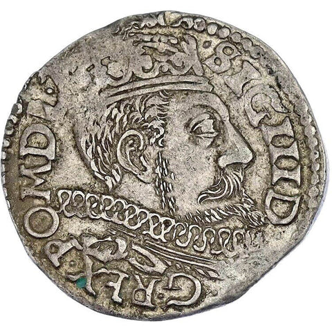 1598 Trojak - 3 Groschen Poznan Mint Polish–Lithuanian Coin Sigismund III Vaza Silver
