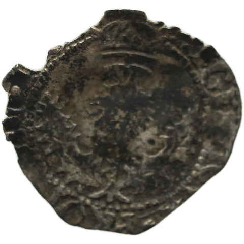 1601 - 1604 Eighth Thistle Merk James VI Scotland Silver Coin Hammered