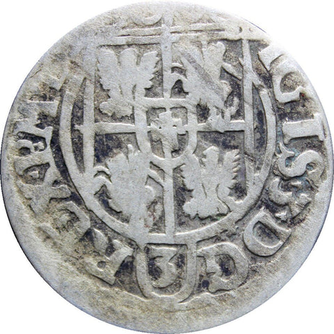 1621 Półtorak 3 Polker Sigismund III Polish–Lithuanian Commonwealth Silver Coin