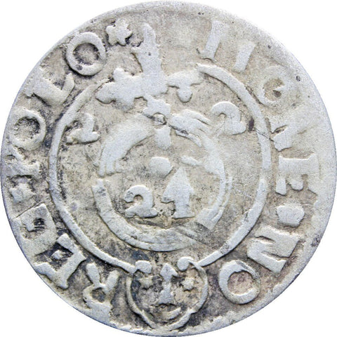 1622 Półtorak 3 Polker Sigismund III Polish–Lithuanian Commonwealth Silver Coin
