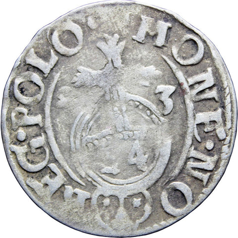 1623 Półtorak 3 Polker Sigismund III Polish–Lithuanian Commonwealth Silver Coin