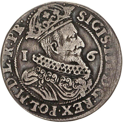 1626 Ort gdański Polish–Lithuanian Coin Danzig Mint Sigismund III Vaza Silver