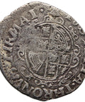 1634 - 1635 Half Groat Charles I Coin England Silver Mintmark Bell