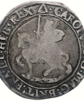 1639 - 1640 Half Crown Charles I Coin England Silver Triangle Mintmark
